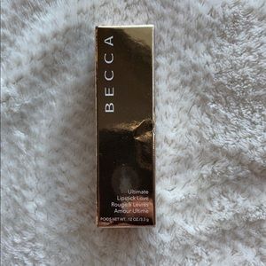 Becca lipstick love in poppy.